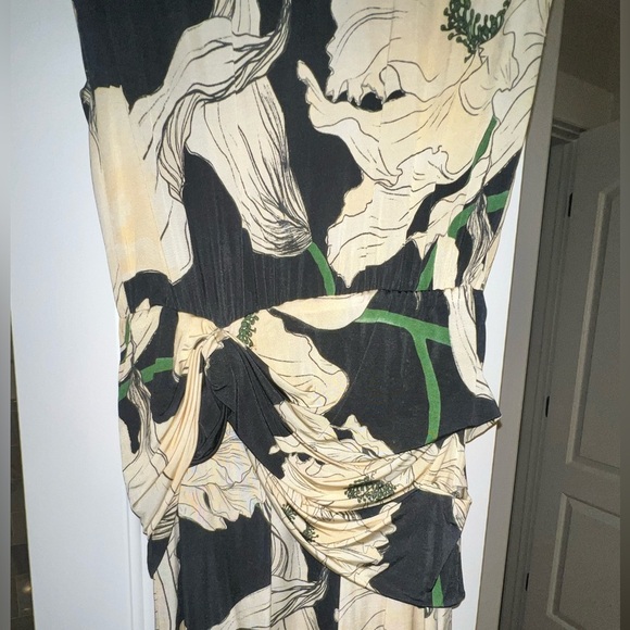 JOHANNA ORTIZ Act Of Passion Silk Midi-Dress Sz: 6 - Picture 6 of 15